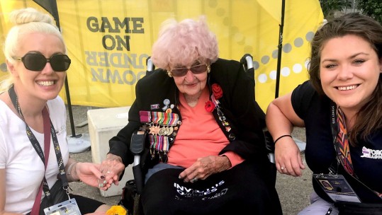 Daphne Dunne Prince Harry's Number One Fan Invictus Games Sydney Amy Casey Jade Callaway Forces Radio BFBS
