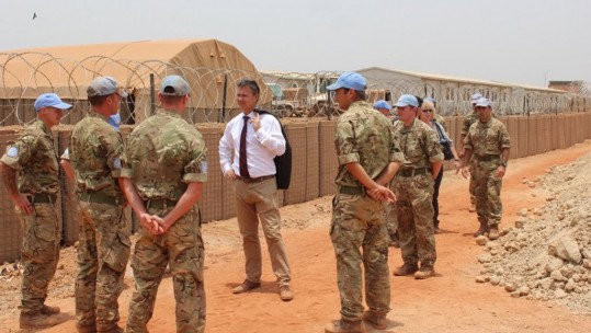 Mark Lancaster in South Sudan
