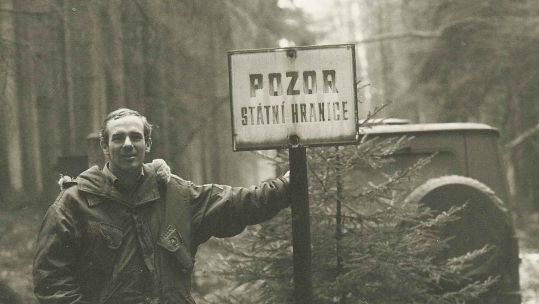 David Butler BEM at the Polish Border during the Cold War