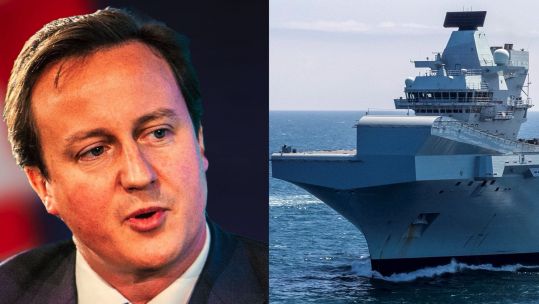 David Cameron proud of HMS Prince Of Wales Split Credit Alamy Stock Image Royal Navy.jpg