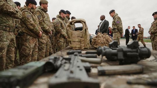 Mr Lammy urged the alliance to step up defence spending to make Nato "stronger, fairer and more lethal" (Picture: Crown Copyright)