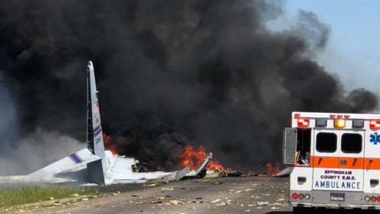 US Military C-130 Plane Crashes In Georgia