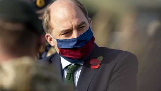 Cover image: Defence Secretary Ben Wallace at Salisbury Plain (Picture: MOD).