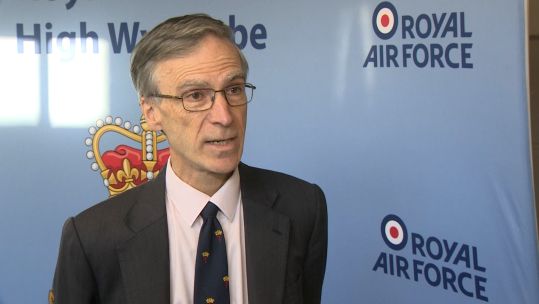 Defence minister Andrew Murrison Christmas Leave 081222 CREDIT BFBS