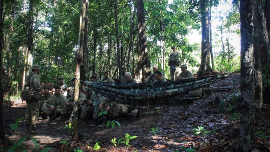 Brunei Jungle Training Green Trees CSS Coy 2nd Battalion the Royal Gurkha Rifles 2RGR