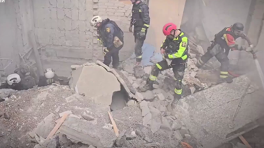 No military operations will be carried out during the three days (Picture: Ukraine's emergency services)