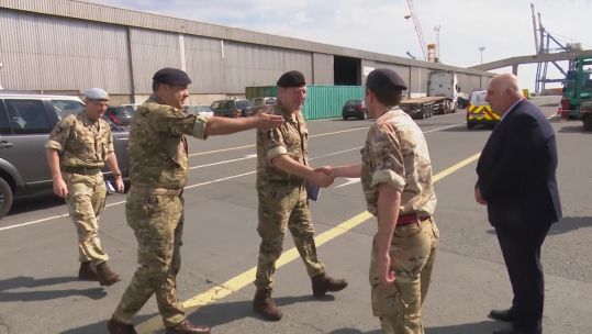 Deverell in Cyprus 080319 CREDIT BFBS