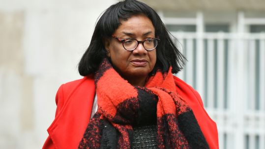 Diane Abbott in London