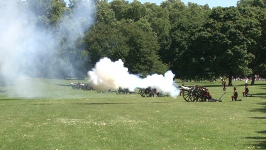 D of E gun salute