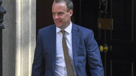 Dominic Raab previously served as Brexit Secretary under Theresa May (Picture: PA).