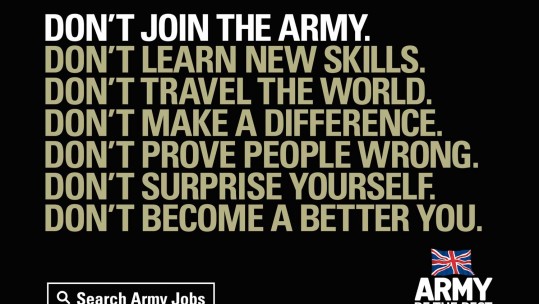 Does Reverse Psychology Work In Military Recruitment?