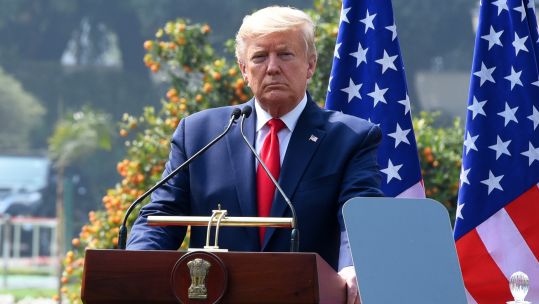 Cover image: Library picture of US President Donald Trump (Picture: PA).