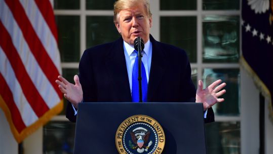 President Trump said he "immediately cancelled and called off peace negotiations" (Picture: PA).