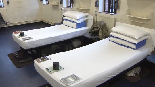 Dormitory at Military Corrective Training Centre 181220 CREDIT BFBS .png