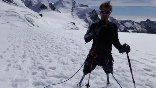 Double amputee Army veteran Neil Heritage attempts Matterhorn climb - pic used on 020820 CREDIT Blesma.jpg 