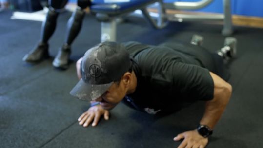 Double amputee Hari Budha Magar, a Gurkha veteran training for Mount Everest first 08092022 CREDIT BFBS.jpg