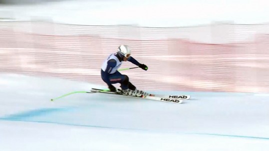 Tough Conditions Affect Fight For Downhill Title