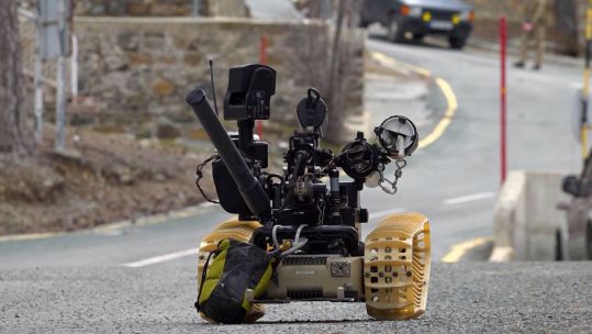 Dragon Runner Robot EOD Cyprus Troopos Mountains 190424 CREDIT BFBS