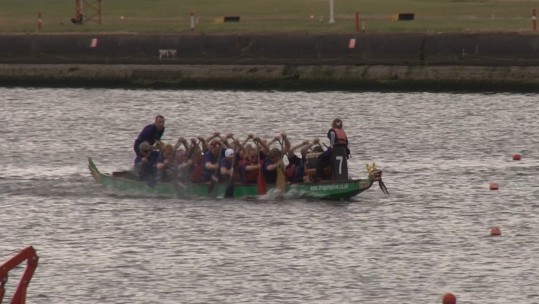 Injured Veterans Soar Through The Thames In Dragon Boat Race