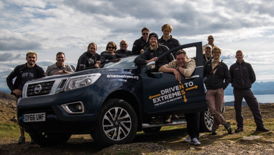 Driven To Extremes Charity Mac Mackenney Veterans Vehicle PTSD Forces Radio BFBS Richard Hatch Credit Driven To Extremes