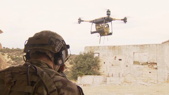 A resupply drone in Cyprus.