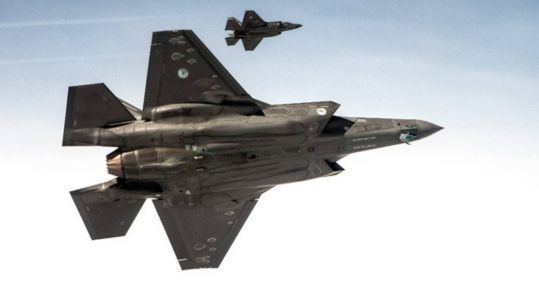 F-35 fighter aircraft from the Royal Netherlands Air Force 