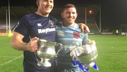 RAF 2018 Inter-Services rugby win