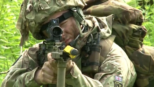 Biggest Reserve Exercise For a Decade in Scotland