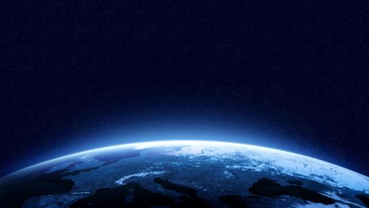 Earth at night as seen from space
