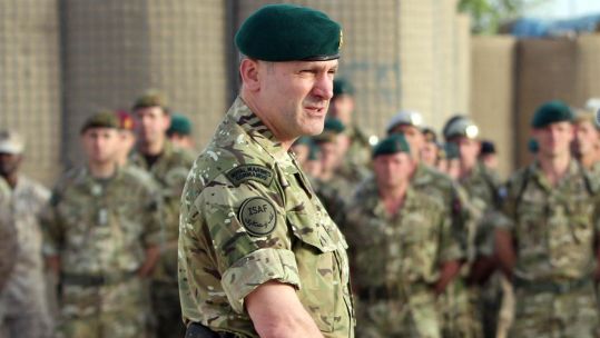 Lt Gen David was the commander of Task Force Helmand on his second deployment to Afghanistan 