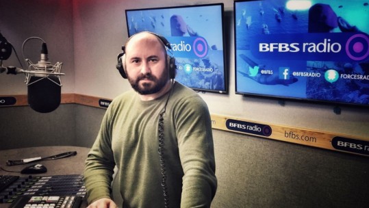 Emile Ghessen Forces Media Academy Robin Hood Complex Documentary Forces Radio BFBS Studio 2 Credit Emile Ghessen Twitter
