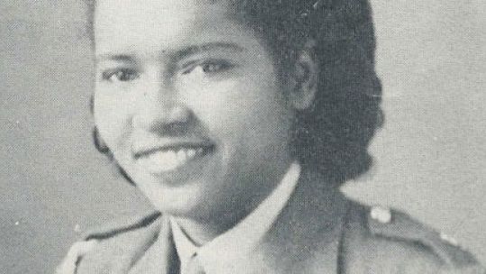 Ena Collymore-Woodstock in uniform Credit: Ena Collymore-Woodstock's family