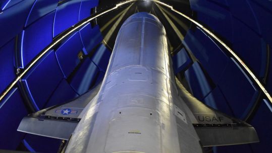 Encapsulated X-37B Orbital Test Vehicle for United States Space Force-7 mission (Picture: Boeing).