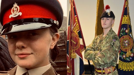 Engaged couple Private Courtney Jennings and Lance Corporal Jack Paolucci who died in car crash UNDATED CREDIT WILTSHIRE POLICE, FIRST FUSILIERS