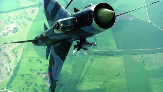 A Lightning in the air (Credit: Crown Copyright). 