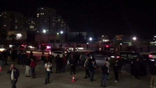 Scenes in Erbil following the attack (Picture: Reuters).
