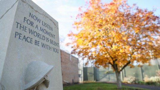 Erlestoke Prison War Memorial CREDIT PA