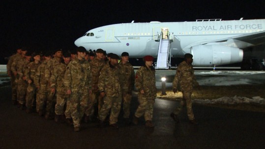British Troops Deploy To Estonia 