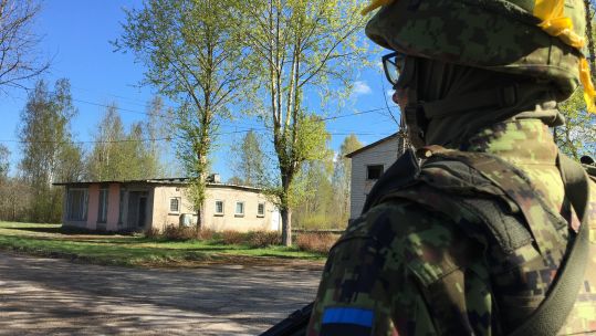 Estonian Defence Force on Ex Sping Storm 19 Cedit BFBS 090519