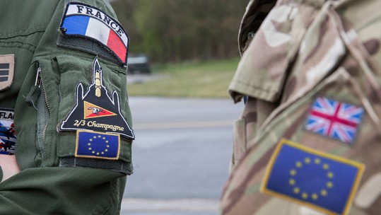 European Army - EU Army - TRF Flashes are NOT ISSUE OR IN USE