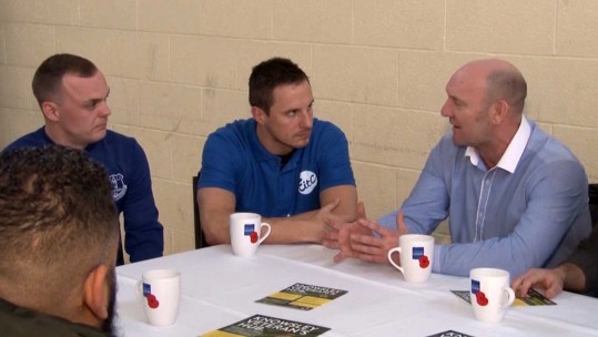 Everton FC Shows Support For Veterans