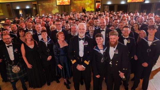 Everyone who attended the 2023 Submarine Service Awards AKA the Submarine Oscars CREDIT Royal Navy