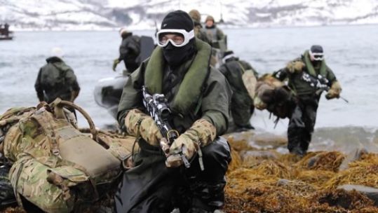 Marines on Exercise Cold Response in Norway