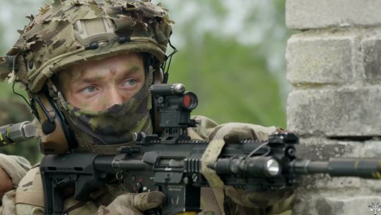On Exercise Bold Dragon in Central Training Area, Tapa, Estonia (Picture: MOD)