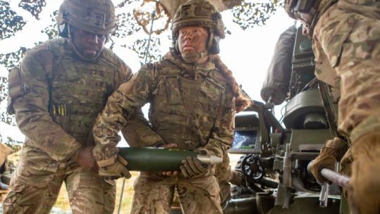 Exercise Cypher Spear Otterburn 3 Regiment Royal Horse Artillery Gun Bubbles NOV 2020 CREDIT Trevor Sheehan/Defence Photography