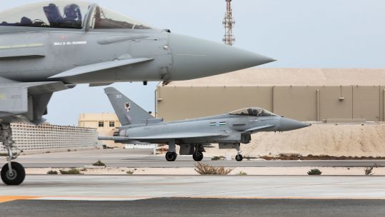 Exercise Epic Skies IV Doha Air Base Qatar Typhoons 12 Squadron