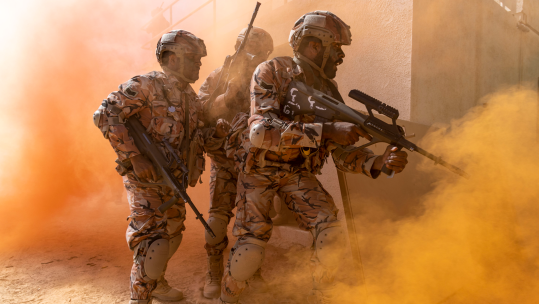 Exercise Khanjar 180223 CREDIT UK MOD © Crown copyright 2023.