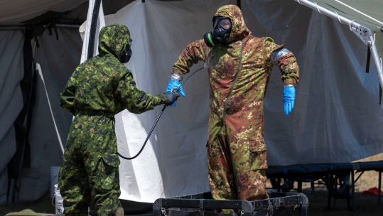 Exercise Precise Response is a Chemical, Biological, Radiological, and Nuclear (CBRN) Defence training exercise held in Canada (Picture: Canadian Armed Forces)