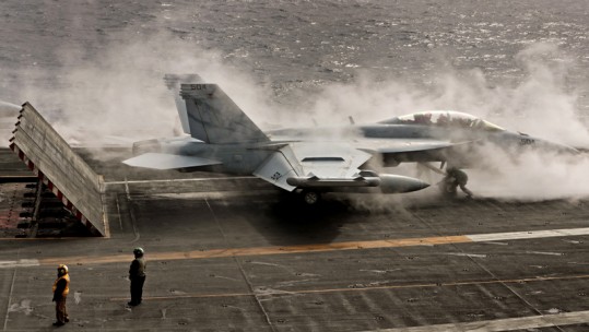USS George HW Bush Landing
