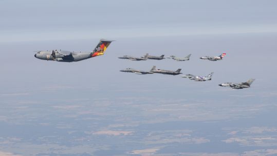 Exercise air defender 2023 germany fighter jets and utility aircraft 12062023 Credit Bundeswehr.jpg
